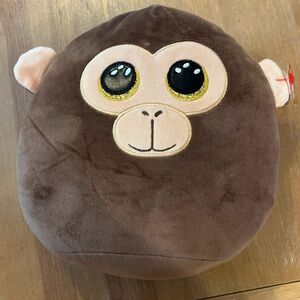 TY Squishy Beanies Dunston Brown Plush